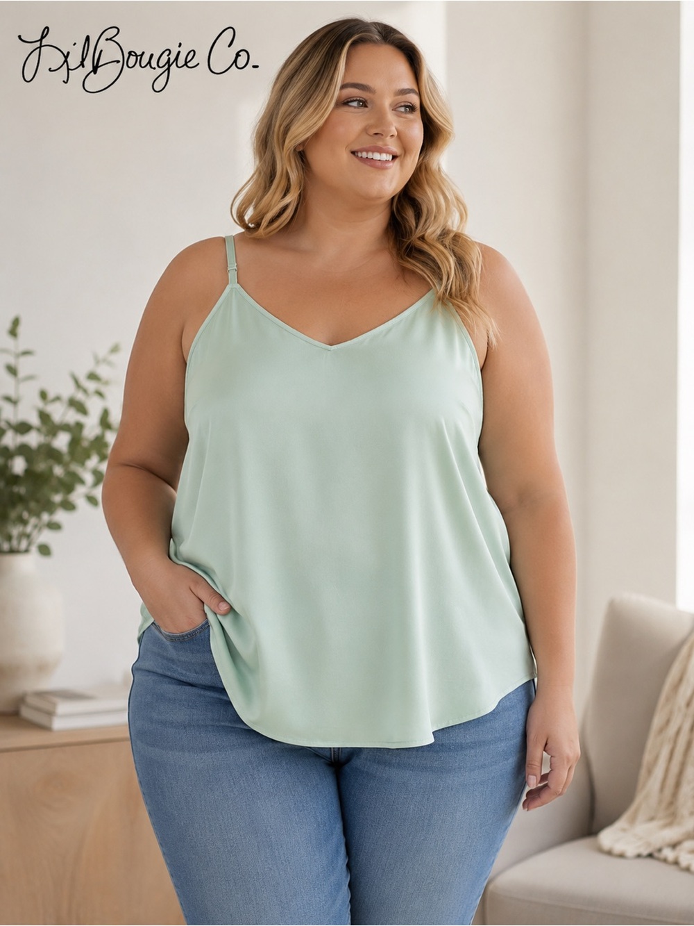 NWT Torrid Ava Cami | Jade Wash | Size 1 (1X 14–16)